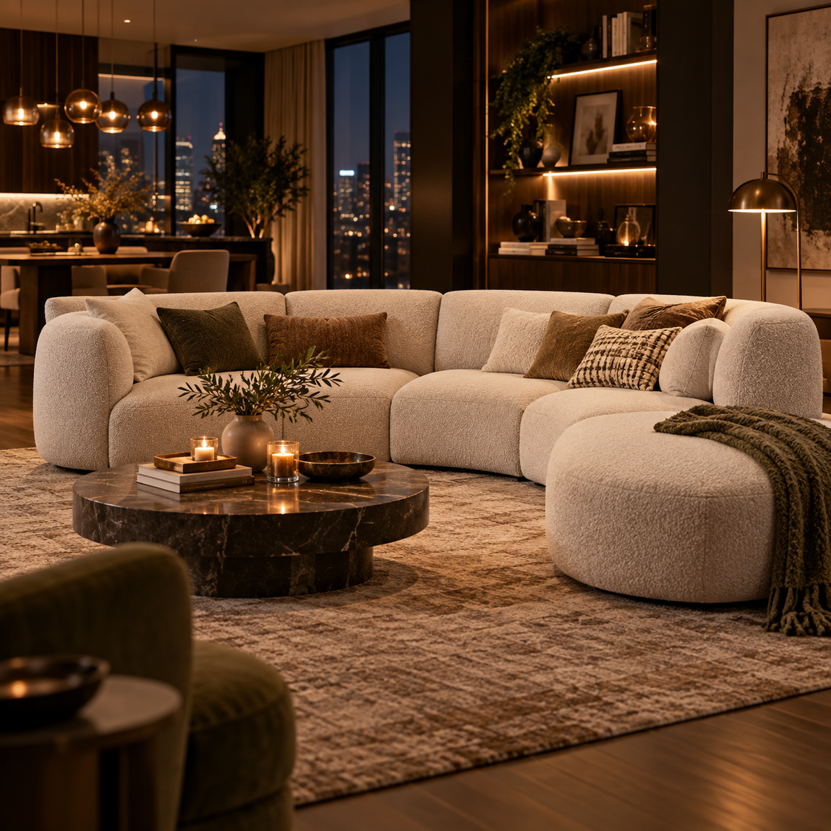 SUPCLEANING™ HavenCurve Modular Lounge Sofa