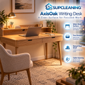 SUPCLEANING™ AxisOak Writing Desk