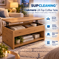 SUPCLEANING™ Oakmere Lift-Top Coffee Table
